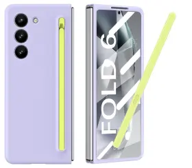 Factemory 768502433855 Z Fold 6 Phone Slim Case With S Pen Compatible For Samsung Galaxy Ph