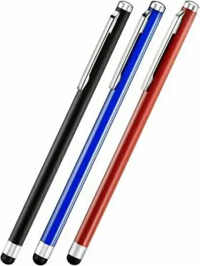 Ns-mst32m Factory Direct Insignia - Stylus Pen 3 Pack Universal Capacitive Touch Black Red Blue