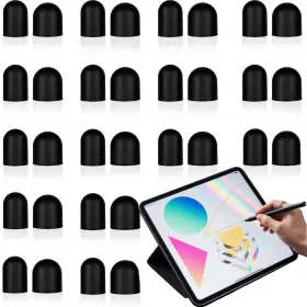 242781-fpus Fampery 30pcs Rubber Tips For Stylus Pens 0.2inch 5mm And 0.28inch 7mm Black
