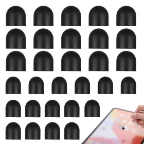 644352 Fdclixuvol 1 Hvxcwmdm 30 Pcs Stylus Replacement Tips Only Black Rubber Tip For Small