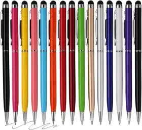 Fircre 313022116100 15-pack 2-in-1 Stylus Pens For Touch Screens And Ballpoint Compatible With P