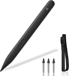 B0fg2kh6b6 Fkafusiontech Surface Slim Pen 2 Matte Bt 5.0 4 096 Point Of Pressure Sensitivity 3 Tip Pe