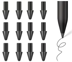 Fllynewrite 717710085974 Oem 12pcs Carbon-filled Tips For Remarkable Paper Pro Pen Tips-black