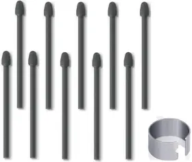 Fllynewrite 717839123038 10pcs Tips Replacement For Iflytek Ainote Air 2 Stylus Pen 10 2b Black
