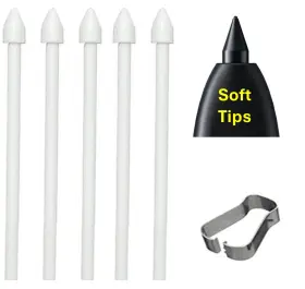 Fllynewrite 757876898407 5 Soft Tips Tab S6 Lite/s7/s8/s9/s10 Pen Nibs Tips-white
