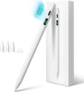 Fojojo 313115898814 Stylus Pen For Ipad 2025-2018 With Led Power Display Fast Charge Palm Rejection