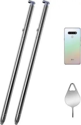 Fxdtech 791548366252 2pcs Stylo 6 Pen Touch Stylus Replacement Part For Lg White Phone