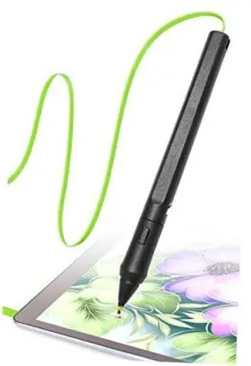Greenbulb 727908961591 Pressure Sensitive Smart Stylus Pen With Palm Rejection And Shortcut Neon-green