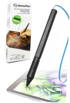 Sb-122 Greenbulb Pressure Sensitive Stylus Pen With Palm Rejection And Shortcut Button. Blue