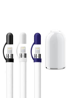 Greophko 605556882478 4 Pack Magnetic Ipencil Cap Replacement With Silicone Holder For Apple