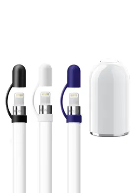 Greophko 605556882478 4 Pack Magnetic Ipencil Cap Replacement With Silicone Holder For Apple
