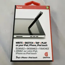 Gc16040 Griffin Stylus Black For Apple Ipad Iphone Ipod Touch