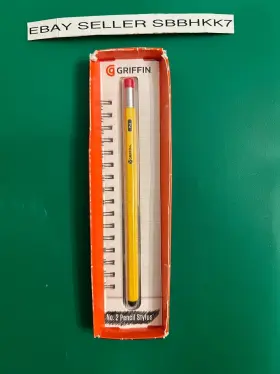 Mod-36040 Griffin No. 2 Yellow Pencil Stylus Pen For Ipad Tablets Touchscreens Rare