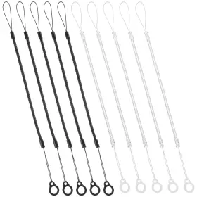 679429 Guduling 10 Pcs Silicone Pen Leash Lanyard Retractable Tether For Touchscreen Devices