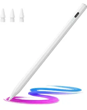 B0fzjmvb4z Hastrait Magnetic Stylus Pen For Apple Ipad Pro/air/mini White With Tips