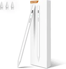 Hatoku 711181881875 Stylus Pen For Ipad 2018-2024 15 Mins Fast Charging Pencil 11 Hours Bat