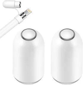 C002 Hieton Magnetic Replacement Cap For Apple Pencil 1st Generation 2 Pack - With Silicon