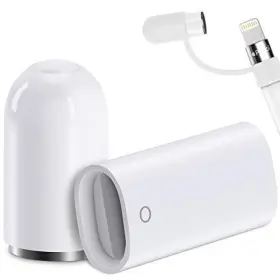 Hiicopa 786516573152 Magnetic Replacement Cap And Charger Adapter For Apple Pencil 1st Generation