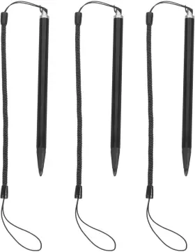 19t4xy43uyv26k0dl58uwbm0l Homsfou 3pcs Touch Pen With Spring Rope Resistive Screen Painting Black