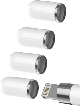 Hoyulli 445042215259 Apple Pencil Cap 4 Pack Top Magnetic Adapter 1st Generation Caps Accessories Fi
