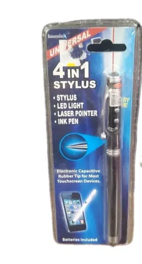 Kp-kp2 Illuminx By Hot Concepts 4 In 1 Stylus Red Model Item Hc326