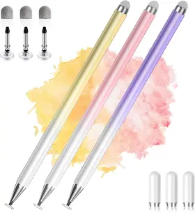 Inc. 445033021029 Stylus Pens For Touch Screens 2 In 1 High Precision Universal Pen Ip