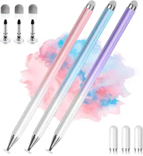 Inc. 744110639209 Stylus Pens For Touch Screens 2 In 1 High Precision Universal Pen Ip
