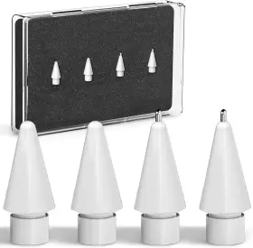 Inesore 313034324357 Upgraded Apple Pencil Replacement Tips - 1st/2nd Gen Precise Control Metal Nib