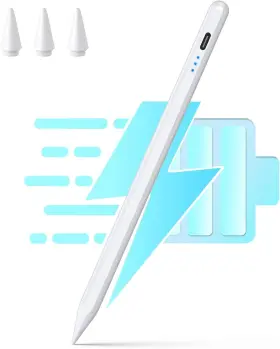 Id716 Jamjake Stylus Pen For Ipad 9th And 10th Generation - 10mins Faster Charge A-white