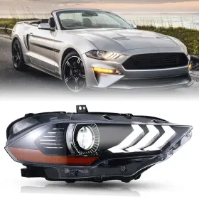Jmfd-02-092-r Jenerouman For Mustang Full Led Headlight Lamp Compatible With 2018 2019 2020 2021 2022