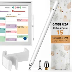 Jmoe Usa 850064870756 Stylus And Mount For Skylight 15 Inch Calendar Dual Tip With Mesh