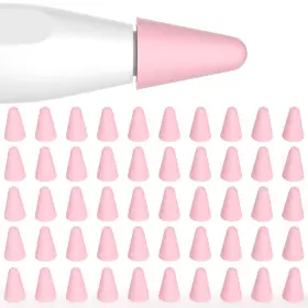 Joosko 797427068286 Apple Pencil 2nd/1st Generation Nib Protectors 50 Pack Pink - Ultra Thin S