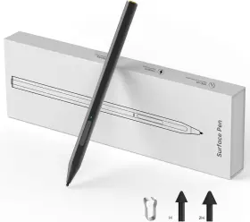 C581s Jvkzaen Stylus Pen For Microsoft Surface With 4096 Pressure Sensitivity Eraser Back