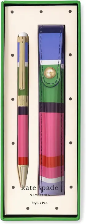 242739 Kate Spade New York Stylus Pen For Touch Screens Metal Sunny Day Stripe