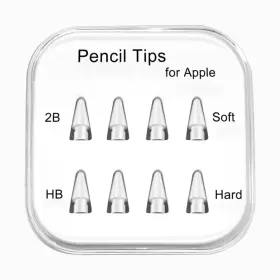 Leideli 2b/hb Replacement Tips Compatible With Apple Pencil 1 St/2 Gen Ipad