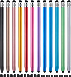 Linfanc 711182018690 12pcs Stylus Pen For Touchscreen 2-in-1 High Precision And Sensitivity St