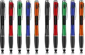 Liuone-1 744110113662 5 Pcs Stylus Pens With Light Tip 3-in-1 Multi-function Capacitive Pen Led