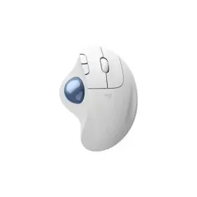 910-007028 Logitech Ergo-m575s Ergo M575s Wireless Mouse Trackball Off-white Blue Ball