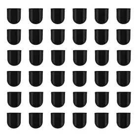 Qhrs3q6y Lxuejie 719568 1 36pcs Rubber Tips For Stylus Pens 0.24inch 6mm Replacement Black