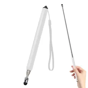 Lymxsd 789513408113 Universal Telescopic Stylus Pen For Touch Screens Retractable Pointer White