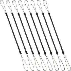Gppie1jbk Mabor 613165 2 8pcs Pen Leash Plastic Elastic Tether Lanyard For Tethering Touch Pens Black
