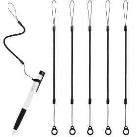 678351 Mabor 1 Cghsmuym 5pcs Pen Leash Elastic Stylus Tether Lanyard For Touch Pens Black