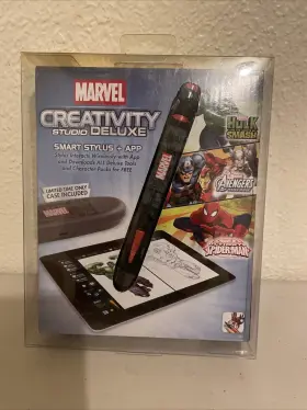 Marvel 092298915388 Creativity Studio Deluxe Smart Stylus And App Ipad Hulk Avengers Spider-man