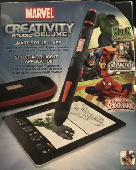 Mca-18a Marvel Creativity Studio Deluxe Smart Stylus And App Ipad Hulk Avengers Spider-man