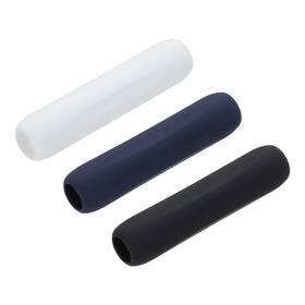 Meccanixity Mea230817ee000712 3pcs Pen Grip Silicone Case Ergonomic Black White Blue