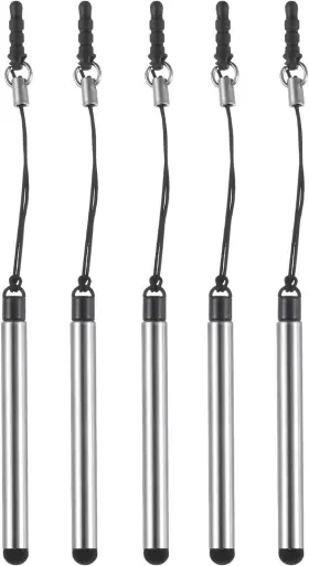 Mea231026ee000275 Meccanixity 5pcs Metallic Phone Stylus Pen Retractable Metal Mini Capacitive