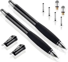 8541661937 Meko 2nd Generation 2 In 1 Precision Series Disc Stylus Pen Black/black