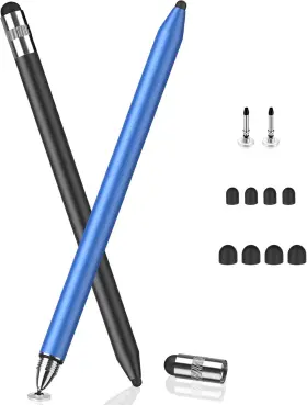 Mk-cxb-2p-jp Meko 3 In 1 Stylus Pens For Touch Screens High Sensitivity And Black/blue