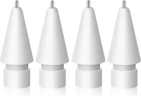 Mk-pgbt2-wh Meko 4 Pack Upgraded 0.72mm Fine Ponit Precise Replacement Tips For Apple Pencil