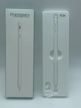 Me-app152 Metapen Pencil A8 For Apple Ipad 2018-2024 2x Faster Charge Tilt Sensitive White